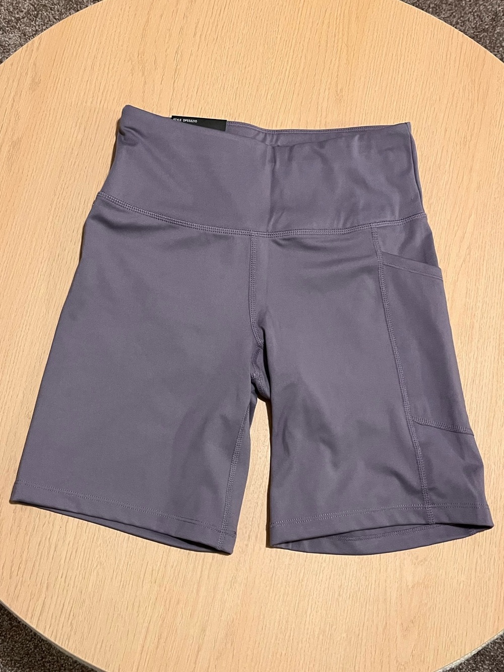 DKNY Purple Bike Short with Side Pocket